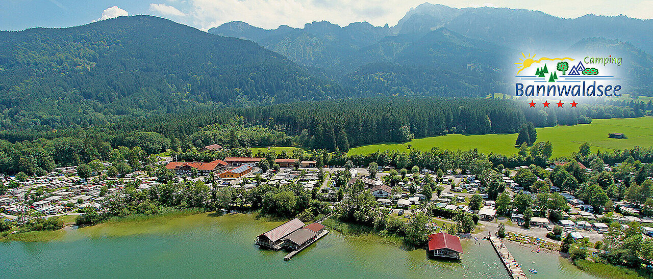 Camping Bannwaldsee in Schwangau im Allgäu in Bayern