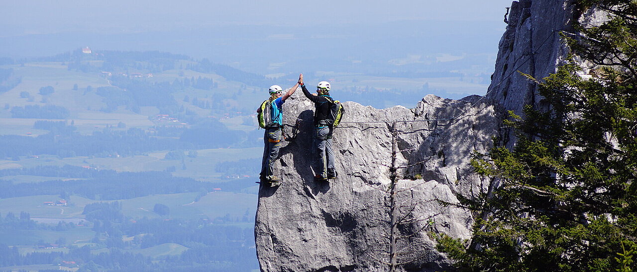 Klettern und Bergsportzentrum am Tegelberg in Schwangau im Allgäu in Bayern
