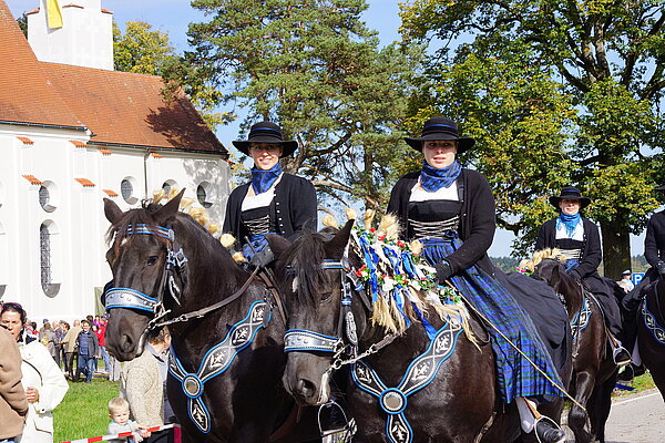 Colomansfest mit Colomansritt in Schwangau im Allgäu
