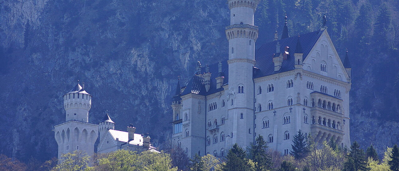 Schloss Neuschwanstein im Frühherbst